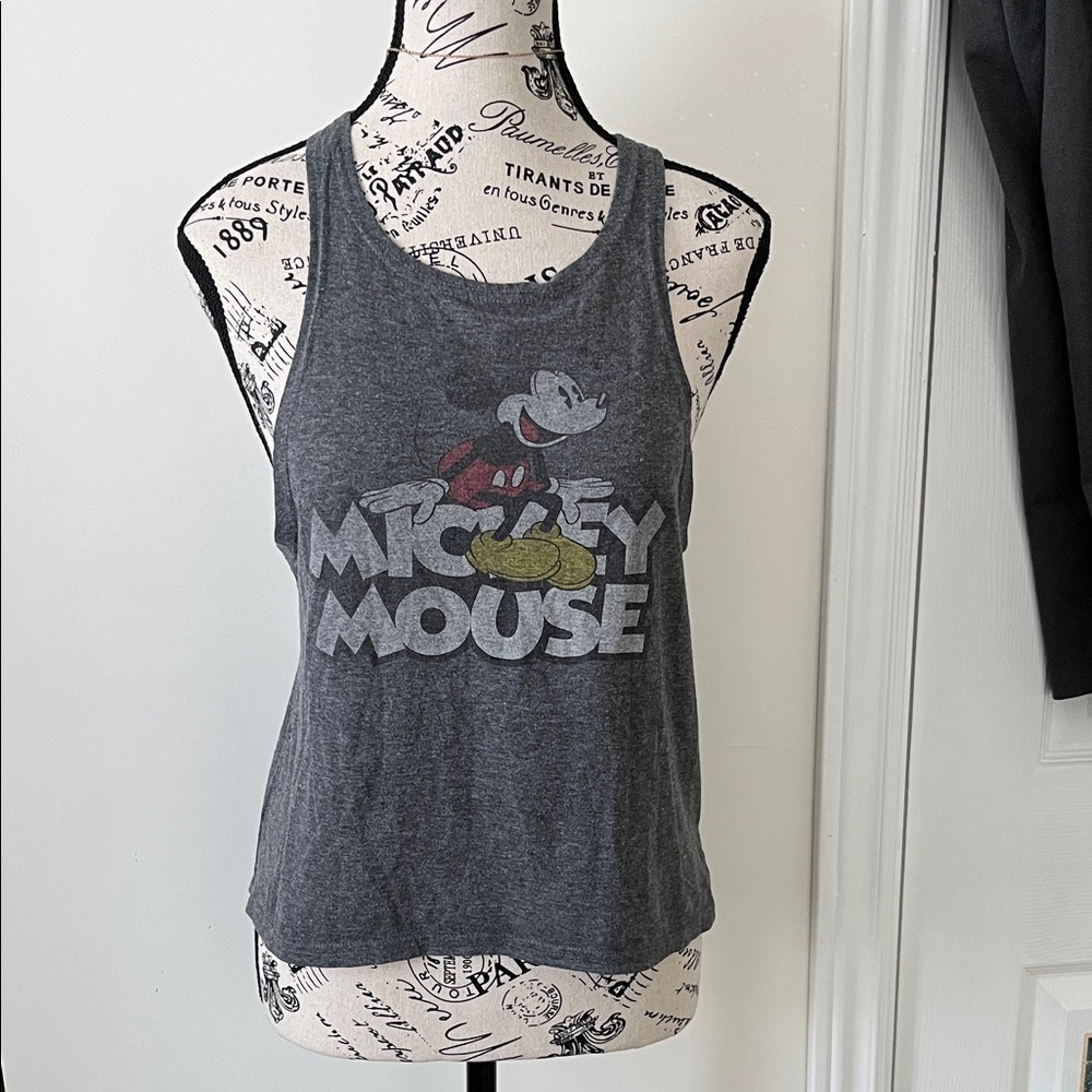 😃Disney Mickey Mouse Charcoal Tank Top